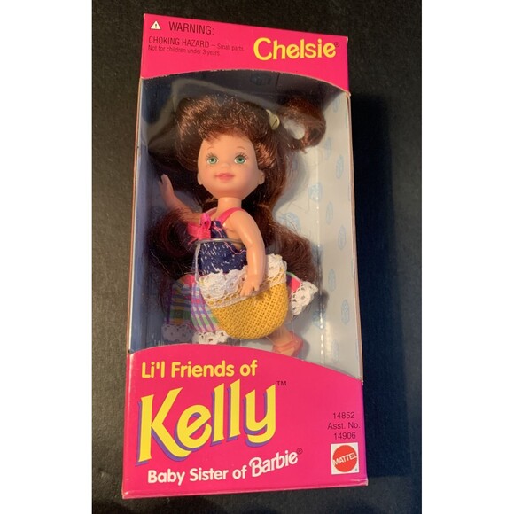 New 1995 Mattel Chelsie Lil Friends Of Kelly Baby Sister Of Barbie  #14852 - Picture 1 of 5